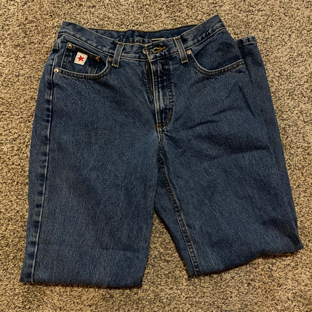 Vintage Rockies Jeans Relaxed‎ 90s Cowgirl Size 9 Western 30” Waist 31” Inseam